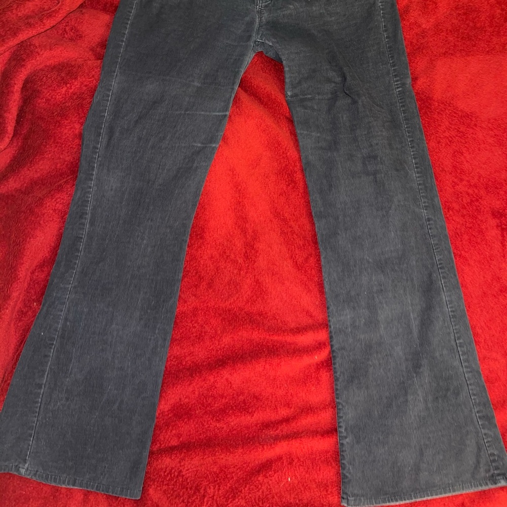 Navy blue woman’s corduroys